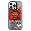 For iPhone 13 Pro Max Christmas Series PC Full Coverage Pattern Phone Case(CK054 Black)