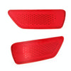 1 Pair For Jeep Grand Cherokee 2011-2018 Car Rear Bumper Lamp Reflector 57010720AC 57010721AC(Red)