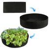 60x20cm 56L Felt Planting Barrel Indoor Outer Round Plant Bag Non-Woven Seedling Bag(Green)