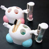 Cute Cartoon Creative Hourglass Toothbrush Stand (Random Color Delivery)