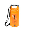 AFISHTOUR FW2061 5L Waterproof Drifting Stream Bag Folding Storage Bucket Package(Orange)