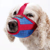 Doglemi Breathable Dog Muzzle, XXL, Red - Stop Barking & Biting