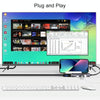 S-209 3 in 1 8 Pin Male to Dual USB 2.0 + USB 3.0 Female Adapter HUB(Silver)