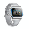 KW18 IP67 0.96 inch Leather Watchband Color Screen Smart Watch(Grey)