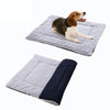 Double Sided Dog Blanket, Grey Plush & PV Fleece, M (75x50cm)