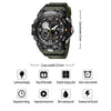 SMAEL 8055 Large Dial Sports Outdoor Waterproof Luminous Multifunctional Electronic Watch(Green)