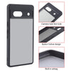 For Google Pixel 7a Matte Black TPU + PC Phone Case