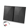 HAWEEL 50W Foldable Solar Panel Charger Travel Folding Bag(Black)
