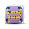 Dog Puzzle Toy, Interactive Treat Dispenser, Purple, For All Breeds