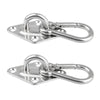 2 PCS 5mm 316 Stainless Steel Sand Bag Ceiling Hook Heavy Duty Swing Hangers