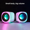 A1 Upgraded Version USB Wire-controlled 4D Stereo Sound Mini Wired Speaker, Cable Length: 1.3m(Black)