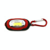 Portable Mini Keychain Pocket Torch COB LED Light Flashlight Lamp with 3 Modes(Red)