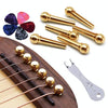 12 PCS / Set Folk Wood Bass Guitar Tuning Clip Tuner Instrument Set