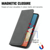 For Samsung Galaxy A73 5G Retro Skin Feel Magnetic Horizontal Flip Leather Phone Case(Gray)