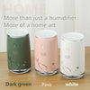 Concise Fish Pattern Mini Home Mute Bedroom Student Dormitory Office Portable USB Wireless Durable Humidifier(Green)