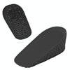 Self-Adhesive Inner Heightening Half Pad Sweat-Absorbent Breathable Shock-Absorbing Heel Casual Sports Insole, Size: 3.5cm(Black Bottom Black  Above)