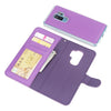 For Samsung Galaxy S9+ Cross Texture Detachable Leather Phone Case(Purple)