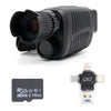 Video Pictures 5X HD 1080P Digital Night Visual Instrument Infrared Single Tube Binoculars+16G Memory+4 in 1 Reader