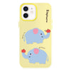 For iPhone 11 Skin Feeling Jelly TPU Hybrid PC Phone Case(Elephant Yellow)