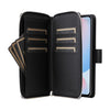 For Samsung Galaxy A56 Nine-card Slots Zipper Wallet Bag Leather Phone Case(Black)