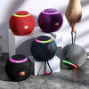 T&G TG683 Mini Portable Outdoor Wireless Bluetooth Speaker with LED Atmosphere Light(Blue)