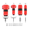 Straight Plug Quick Terminal Block No Strip Multifunctional Wire Connector, Model: T2
