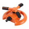 Garden Automatic Rotating Nozzle 360 Degree Rotary Automatic Sprinkler Garden Lawn Watering Nozzle Irrigation Nozzle,Applicable for 1/2 inch Water Pipes(Orange)