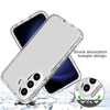 For Samsung Galaxy S24 5G Shockproof Clear Gradient PC + TPU Phone Case(Black)