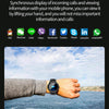 Q70C 1.28 inch TFT Touch Screen Bluetooth 5.0 IP67 Waterproof Smart Watch, Support Sleep Monitoring/Heart Rate Monitoring/Call Reminder/Multi-sports Mode(Army Green)