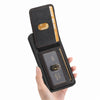 For Samsung Galaxy Note20 Ultra Retro Splitable Magnetic Stand Card Bag Leather Phone Case(Black)