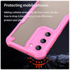 For Samsung Galaxy S23 5G Armor Glaze PC Hybrid TPU Phone Case(Pink)