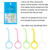 YOUTU 3pcs Invisible Braces Extractor Picking Hooks And Removing(Pink)