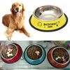 Anti-Slip Stainless Steel Pet Bowl, Yellow, 11cm, Small/Medium Pets
