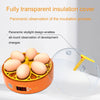 6 Egg Incubator Automatic Digital LED Temperature Control US Plug