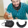 Men Beard Cover Oil and Stain Resistant Beard Pouch(Black)