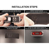 Motorbike Helmet Warning Light USB Rechargeable Waterproof Tail Light, Specification: 10 Beads