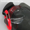 700ml Outdoor Sports Collapsible Kettle Leakproof Drinking Water Bag with Carabiner(Black)