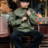 Spring Autumn Thin Man Jacket Loose Nylon Baseball Clothing, Size: L(Green)