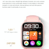 DM60+ 1.83 inch BT5.2 Smart Sport Watch, Support Bluetooth Call / Sleep / Blood Sugar / Blood Oxygen / Temperature / Heart Rate / Blood Pressure Health Monitor(Purple)