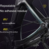 ENLEE E-2210 10pcs /Set Bicycle Jersey Stickers Mountain Bike Frame Protection Adhesive Tape, Model: Explosion