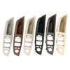 Car Imported Version Inside Doors Handle Pull Trim Cover 5141 7225 873 for BMW F10 F18, Left Driving (Dark Coffee)