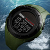 SKMEI 1405 Fashion Solar Power Outdoor Sports Watch Multifunctional 50m Waterproof Men Digital Watch(Khaki)