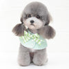 Light Green Dog Bandana Bib, Small, Absorbent Cotton