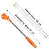 Golf 8 Sections Foldable Antenna Rod Stainless Steel Ball Picker(Orange)