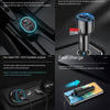 G33 Car Bluetooth Hands-free Audio Receiver 2.5A USB Car Charger(Black)