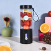 Portable Multifunctional USB Rechargeable Juice Extractor Cup Mini Electrical Juicer(Black)