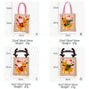Christmas Decoration Riding Deer Tote Bag Kids Candy Cartoon Gift Bag, Style: Antlers Snowman