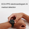 LOANIY E80 1.3 Inch Heart Rate Detection Smart Watch, Color: Blue Silicone