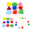 Children Educational Toys Early Education Geometric Shapes Wooden Toys(Color)