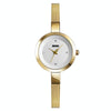 SKMEI 1390 Ladies Business Casual Watch Steel Band Lightweight Quartz Watch(Golden)